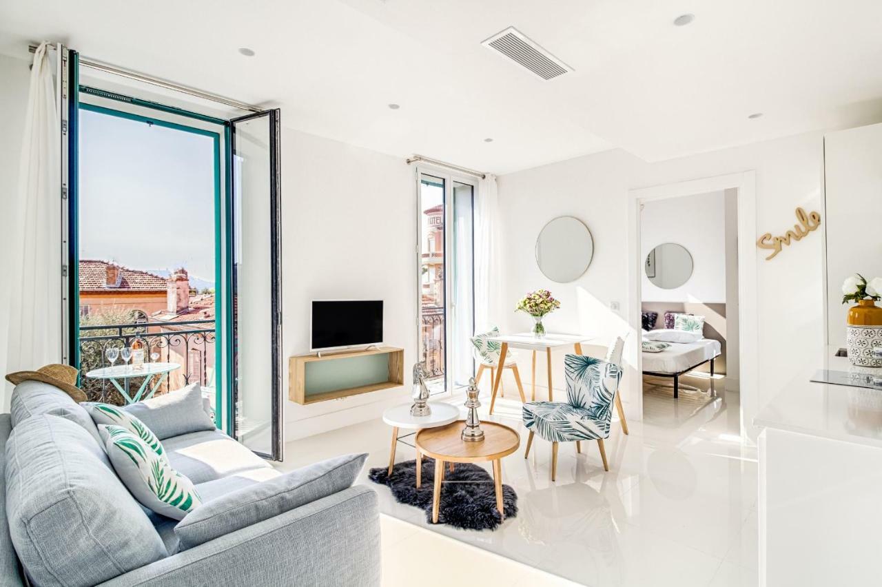 Ferienwohnung New ! Sea View Design + Balcony 203 Villefranche-sur-Mer Exterior foto